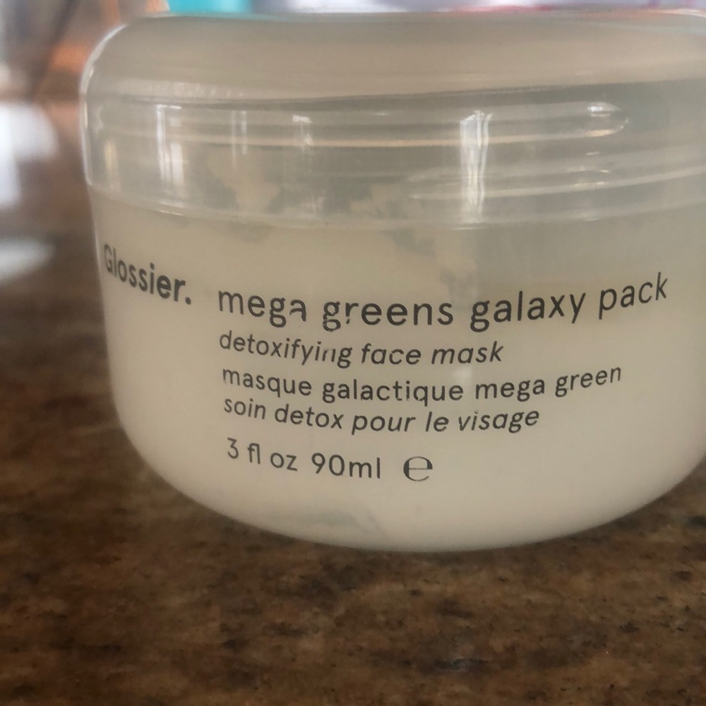 Glossier Mega Greens Galaxy pack/ face cleanser
